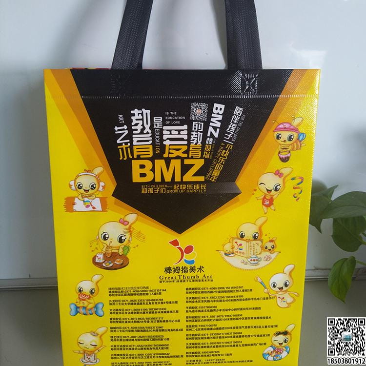 教育培訓班無紡布袋 學校輔導機構無紡布手提袋廣告袋宣傳袋  第2張