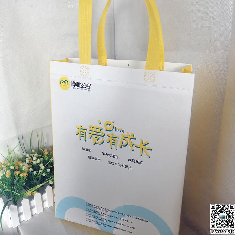 教育培訓班無紡布袋 學校輔導機構無紡布手提袋廣告袋宣傳袋  第10張