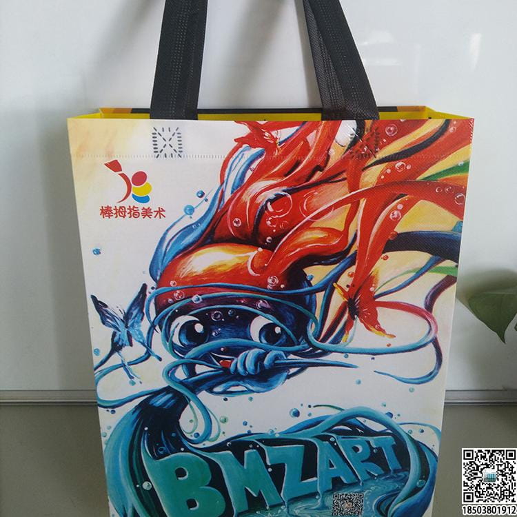 教育培訓班無紡布袋 學校輔導機構無紡布手提袋廣告袋宣傳袋  第3張