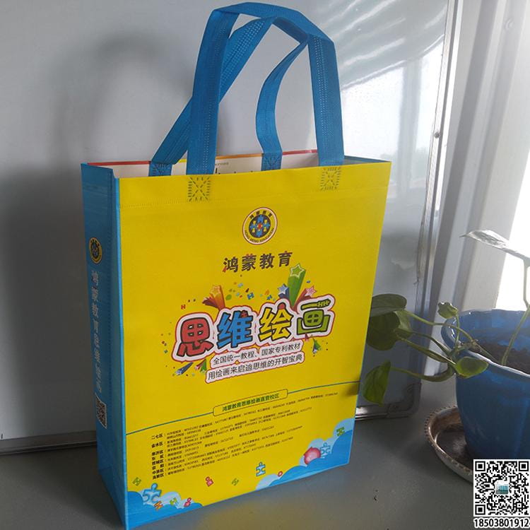 教育培訓班無紡布袋 學校輔導機構無紡布手提袋廣告袋宣傳袋  第15張