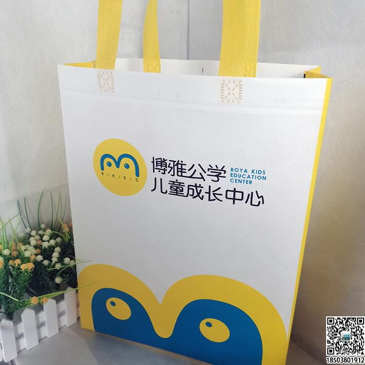 教育培訓班無紡布袋 學校輔導機構無紡布手提袋廣告袋宣傳袋  第16張
