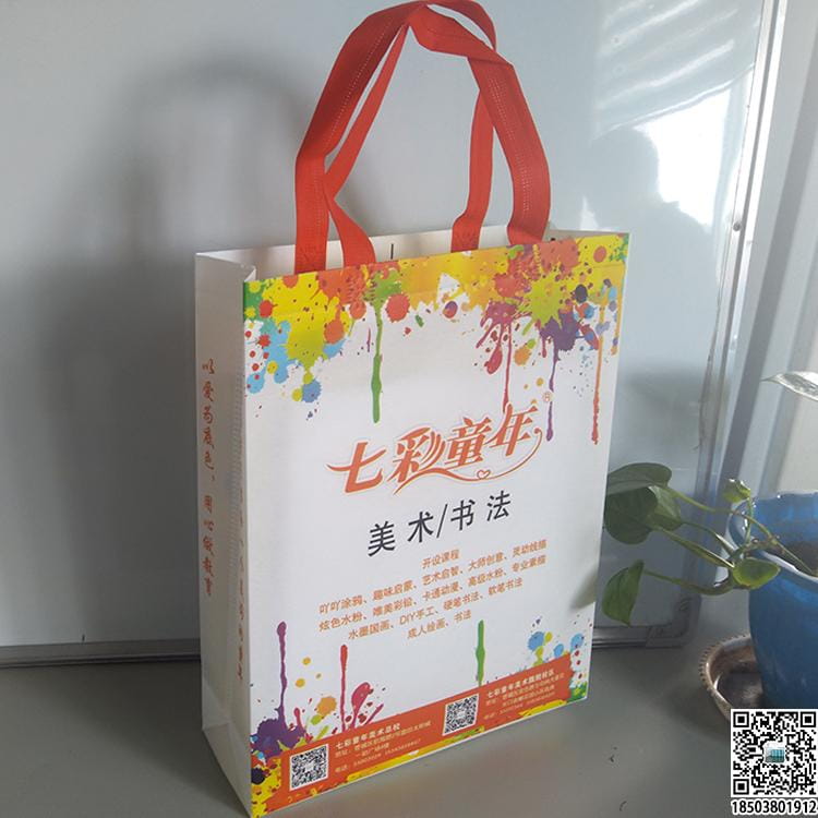 教育培訓班無紡布袋 學校輔導機構無紡布手提袋廣告袋宣傳袋  第24張