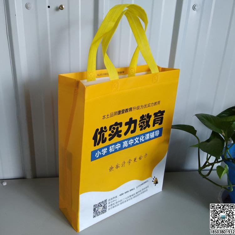 教育培訓班無紡布袋 學校輔導機構無紡布手提袋廣告袋宣傳袋  第45張