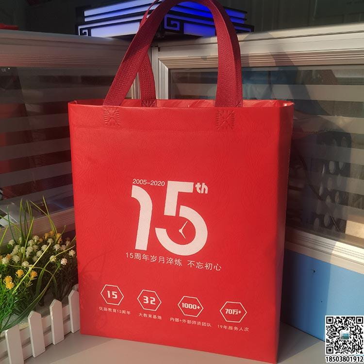 教育培訓班無紡布袋 學校輔導機構無紡布手提袋廣告袋宣傳袋  第74張