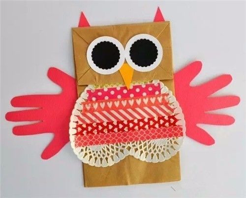 用過的紙袋帶來幼兒園,我給你變個動物園出來! 第12張 用過的紙袋帶來幼兒園,我給你變個動物園出來! 第12張